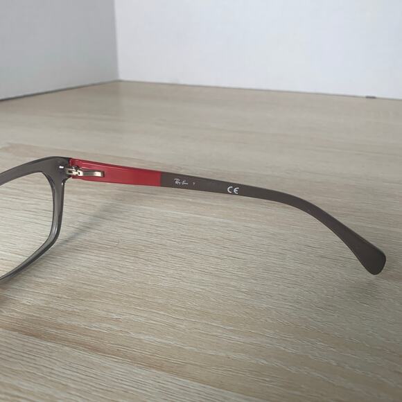 Ray-Ban RB5298 5550 Eyeglasses Frames Only Blue Red Translucent 53-17-135 - Picture 6 of 9